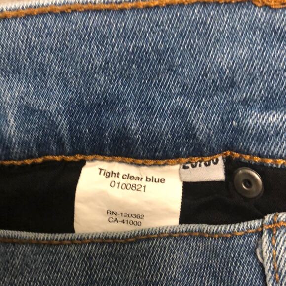 Cheap Monday Blue Denim Skinny Jeans W25 L30 - Picture 3 of 8